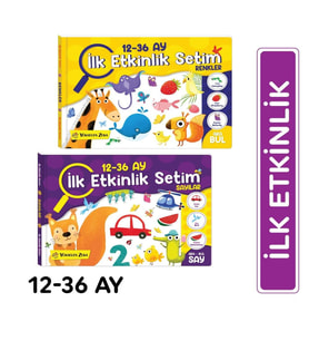 1-3 YAŞ İlk Etkinlik Kitabım Seti (Sayılar - Renkler)