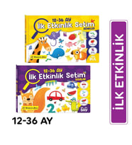 1-3 YAŞ İlk Etkinlik Kitabım Seti (Sayılar - Renkler)