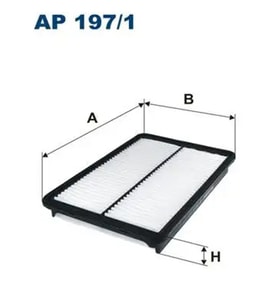 FILTRON AP1971 Hava Filtresi 281132W300