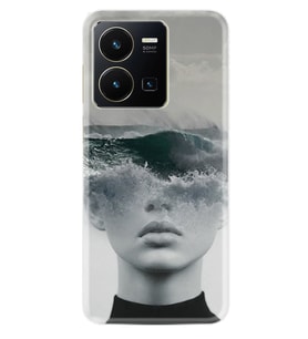 Vivo Y35 Kılıf Resimli Desenli Baskılı Silikon Mistic Woman 1361