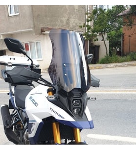 MOTOCAM Suzuki V-strom 800 DE Ön Cam 2023-2026 Model 50cm Siyah Renkli 4mm
