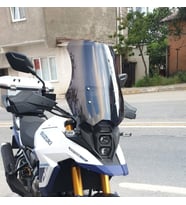 MOTOCAM Suzuki V-strom 800 DE Ön Cam 2023-2026 Model 50cm Siyah Renkli 4mm