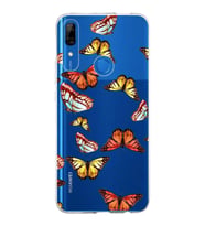 PrintiFy Huawei P Smart Z ile Uyumlu 1mm Slim Fit Water Color 2 Baskılı Şeffaf  Kılıf