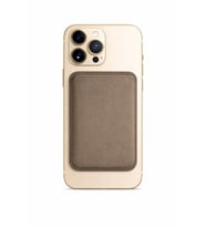 Lunex Premium Süet Magsafe Kartlık Sandstone Beige iPhone 11 Pro Max