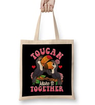 Toucan Do It Funny You Can Do It Pun Thumbs Up Bez Çanta Uzun Saplı