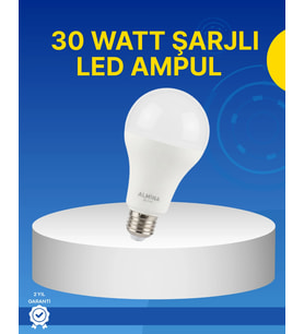 Mey İthalat® Ev İş Yeri İçin Şarjlı Led Ampul