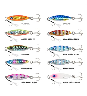 Ryuji Zuby 25mm 3gr LRF Jig Yem Blue Zebra Glow