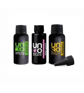 Fontenay Profesyonel Uno Rubber Base Coat & Uno Super Shine Top Coat & Uno Strong Base Coat 50ML