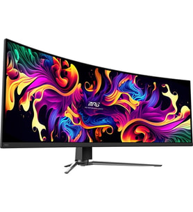 MSI 49 OLED MPG 491CQP 0.03MS 144HZ HDMI-DP USBC KAVISLI GAMING MONİTÖR 5120X1440