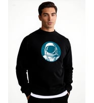 ASTRONOT UNİSEX SWEATSHİRT (Siyah)