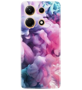 Infınix Note 30 Kılıf Resimli Desenli Baskılı Silikon Pink Cloud 1305