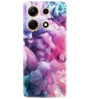 Infınix Note 30 Kılıf Resimli Desenli Baskılı Silikon Pink Cloud 1305