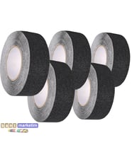5 Adet Merdiven Ve Zemin Kaydırmaz Kaymaz Bant 50mm X 25mt Siyah