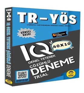 Tasarı TR YÖS IQ 40X10 Çözümlü Deneme