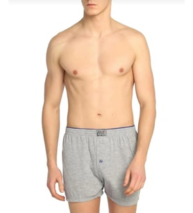 TUTKU ELİT 1101 ERKEK PENYE HAVLU BEL DÜZ BOXER 10 ADET (Gri)