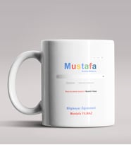 Kişiye Özel Google Bilgisayar Öğretmeni Temalı Beyaz Renk Kupa