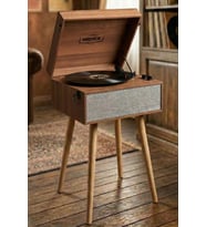 Midex MTX-1290 Nostaljik Ayaklı Pikap Plak Çalar Şarjlı 3 Devirli Bluetoothlu