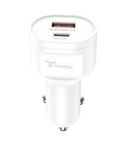 Araç Şarj Başlık 45W Ultra Hızlı Şarj Type C + USB Girişli Araç Şarjı