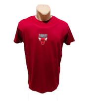 Chicago Bulls Slim Fitt Tişört (Bordo)