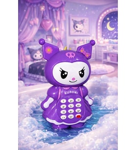 Kuromi Müzikli Oyuncak Telefon Mor