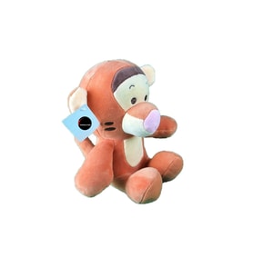 Sevimli Aslan Peluş Uyku Arkadaşım 25 cm Organic Kumaş (Kahverengi)