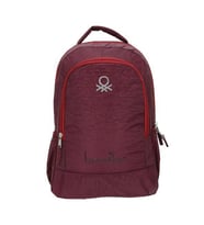 Benetton Okul Sırt Çantası Bordo 70016