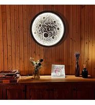 Led Işıklı Ay Tablosu