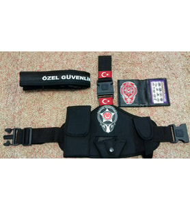 ÖZEL GÜVENLİK TESİSAT BACAK KILIFI,(+),ÖZEL GÜVENLİK ROZETLİ CÜZDANI,(+),ÖZEL GÜVENLİK PALASKASI (3-AD) URUN,SATIN-AL,SIVILE SATILMAZ.
