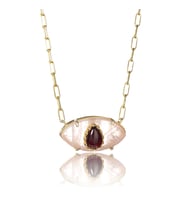Pink Quartz's Dream I Gümüş Kolye