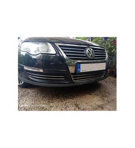Passat B6 Ön Tampon Çıtası Krom 7 Parça 2005 - 2012 Paslanmaz Çelik Sissiz Araçlar İçin