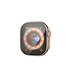 Watch 49Mm Legend Camlı Kasa Ekran Koruyucu - Siyah-Gold