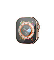 Watch 49Mm Legend Camlı Kasa Ekran Koruyucu - Siyah-Gold