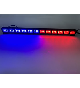 17 fonksiyonlu çakar lamba 57,8cm kırmızı-mavi 12-30v / LAPA199-2