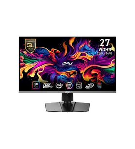 MSI 26.5 QD OLED MPG 271QRX 0.03MS 360HZ HDMI-DP USBC GAMING MONİTÖR 2560X1440