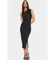 Kadın Tek Omuz Püsküllü Midi Elbise Desenli Bodycon Kalıp Günlük Ve Özel Günler Hafta Sonu