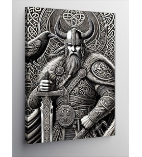 Kanvas Tablo Viking Savaşçı Portresi