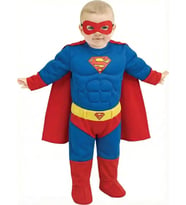 Bebek Superman Kostümü Kaslı