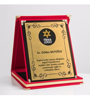 Kırmızı Kadife Plaket-0003