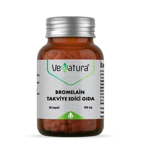 VeNatura Bromelain 500mg Takviye Edici Gıda 60 Kapsül