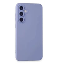 Galaxy S24 Kılıf Nano içi Kadife Silikon - Lila