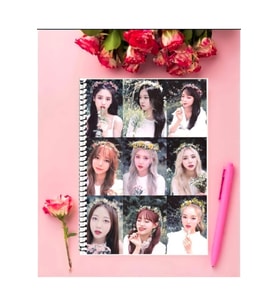 Loona Kpop Defter 1 Adet Özel Tasarım A4 Boyutu 21*29 Cm Telli Çizgili