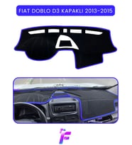 FIAT DOBLO D3 (2013-2015) KAPAKLI Uyumlu Torpido Örtüsü Araca Özel Üretim Kolay Montaj TB11