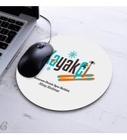 Hediyelik Kayakçı Temalı Yuvarlak Mousepad