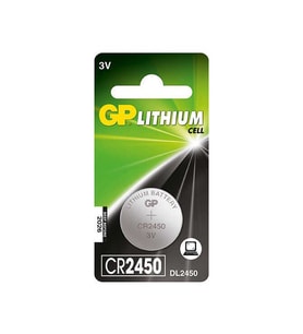 GP LİTHİUM CR2450 3V PİL 560 mAh ( 1 ADET FİYATIDIR )
