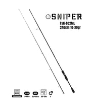 Fujin Sniper FSN-802ML 240cm 10-30gr Spin Olta Kamışı