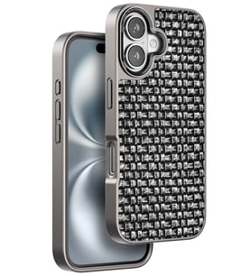 Venco Apple iPhone 16 Brand Kapak - Gümüş