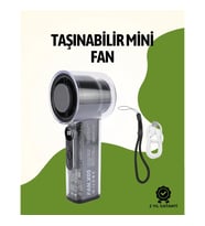 Mey İthalat® Sessiz Çalışan Taşınabilir Fan Dijital Göstergeli 100 Kademeli Hız Ayarı