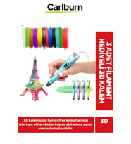 Premium Sessiz Çalışan 3 Renk Filamentli Ev Dekorasyonu ProjeDayanıklı Üç Boyutlu Yazıcı 3D Kalem