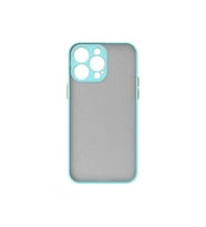 Coverzone iPhone 14 Plus ?le Uyumlu K?l?f Lastik Desen Kenar Kamera Korumal? Parmak izi yapmayan tozdan ve kirden koruyan iPhone 14 Plus ?le Uyumlu K?l?f Arkas? ?effaf Halx Turkuaz