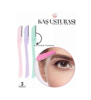 Modacar Katlanabilir Kaş Şekillendirici Kaş Dermaplaner Yüz Usturası 3 ADET 718323